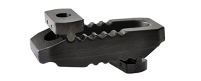 AG 1195-Straight coupling clamp, double sided and slotted with adjustable counter piece