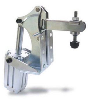 P50G Pneumatic toggle clamps, vertical attached cylinder