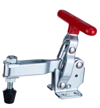 DST-12131 Vertical acting toggle clamp with horizontal mounting base, T-Handle 2270N