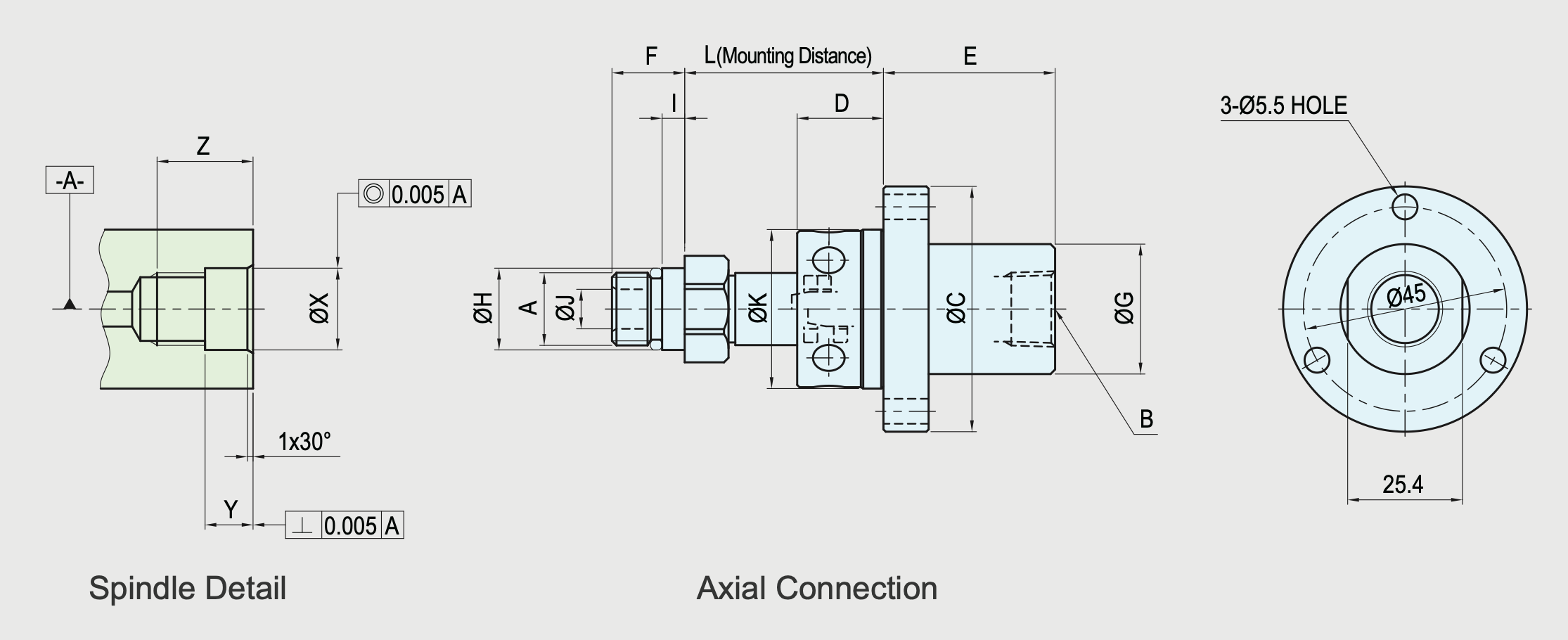 SRJ02-101 Zeichung Drehdurchführung lagerlos Rotary Union detachable