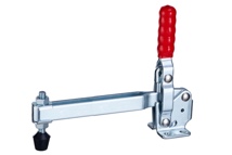 DST-101-D Senkrechtspanner-Vertikalspanner waagrechter Fuß, verstellbare Andrückspindel, extra langer U-Spannarm 1800N
