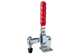 DST-101-DL Senkrechtspanner-Vertikalspanner waagrechter Fuß, verstellbare Andrückspindel, U-Spannarm 1800N