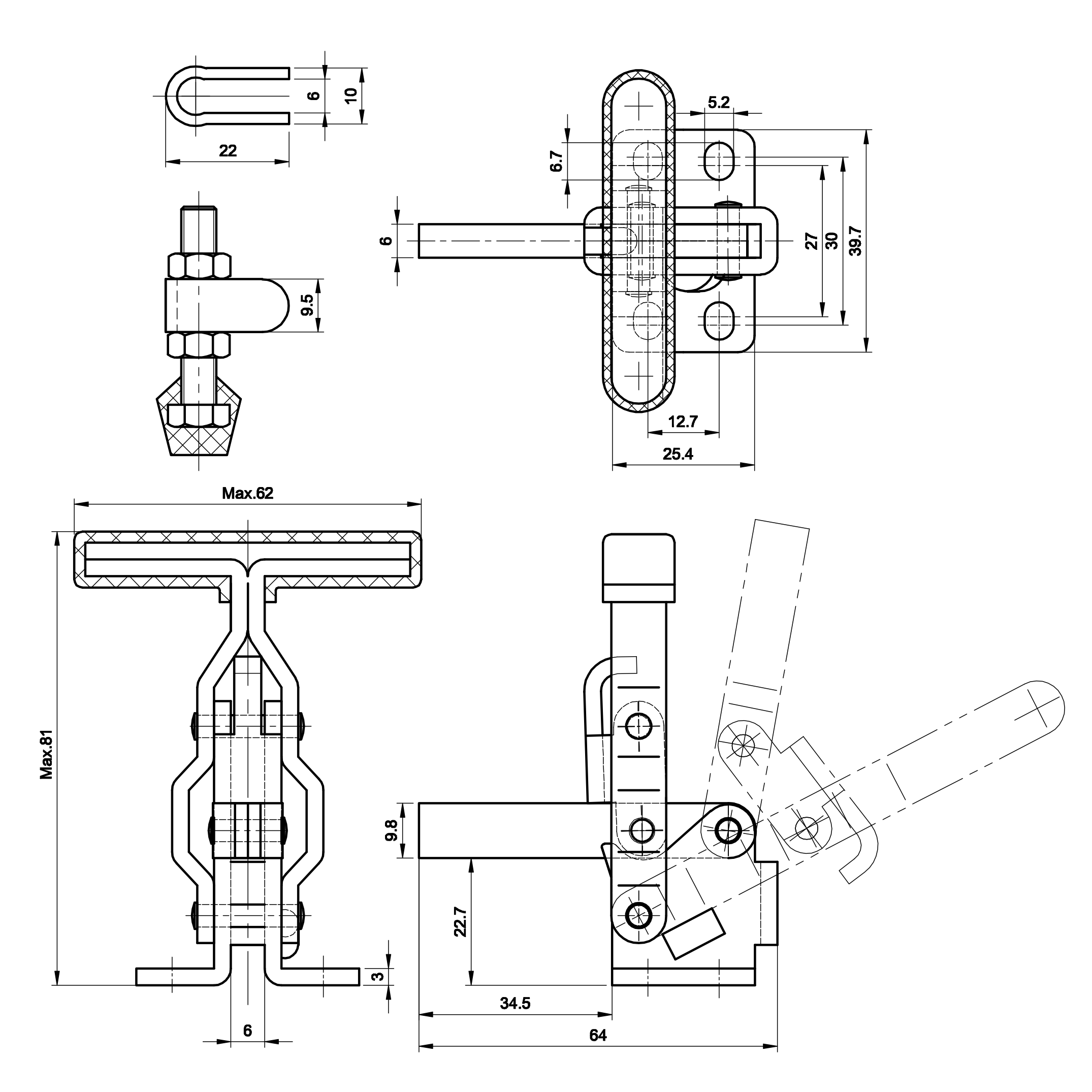 DST-12080 Datenblatt Senkrechtspanner-Vertikalspanner 910N