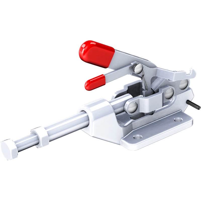 GH-36003-MR Push-Pull type toggle clamp, solid flat base with safety lock 2270N