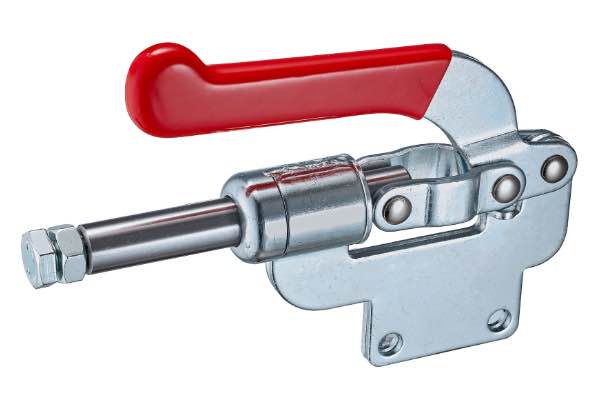 DST-36012-M Schubstangenspanner mit senkrechtem Fuss 40.8mm Hub 3640N Haltekraft