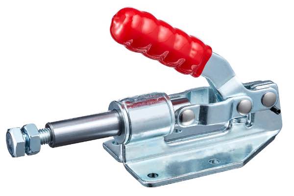 DST-36092-MSS Schubstangenspanner mit waagrechtem Fuss 32mm Hub 1800N Haltekraft EDELSTAHL