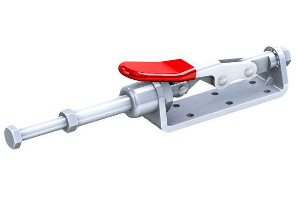 GH-30606 straight line action clamp with narrow flange base, 40mm stroke, 2000N