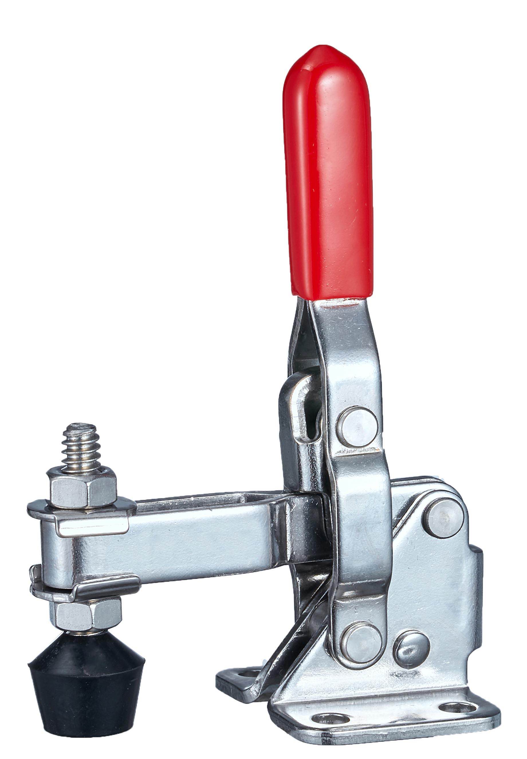 DST-101-ASS Vertical acting toggle clamp with horizontal mounting base - STAINLESS STEEL