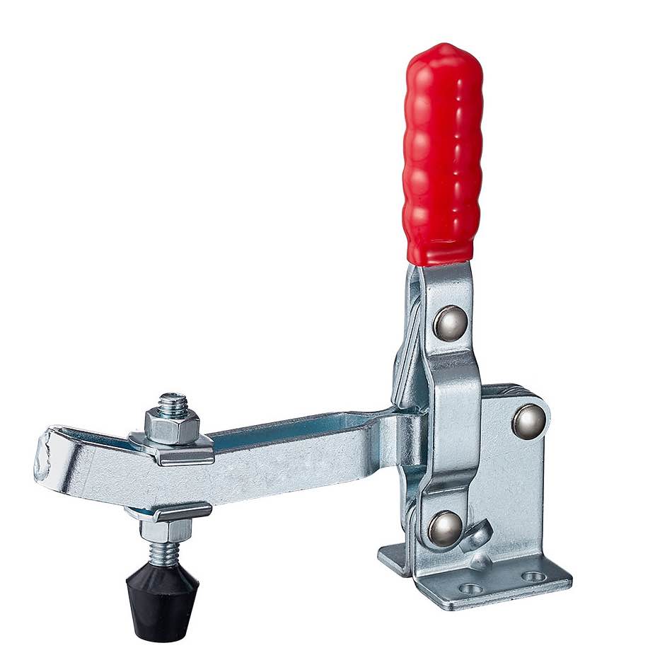 DST-101-EU Senkrechtspanner-Vertikalspanner, waagrechter Fuß, langer, nach oben gebogener U-Spannarm 1800N