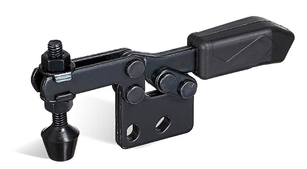 DST-2604-B Schwarzer Waagrechtspanner mit senkrtechtem Fuss  für optische Messtechnik, 820N