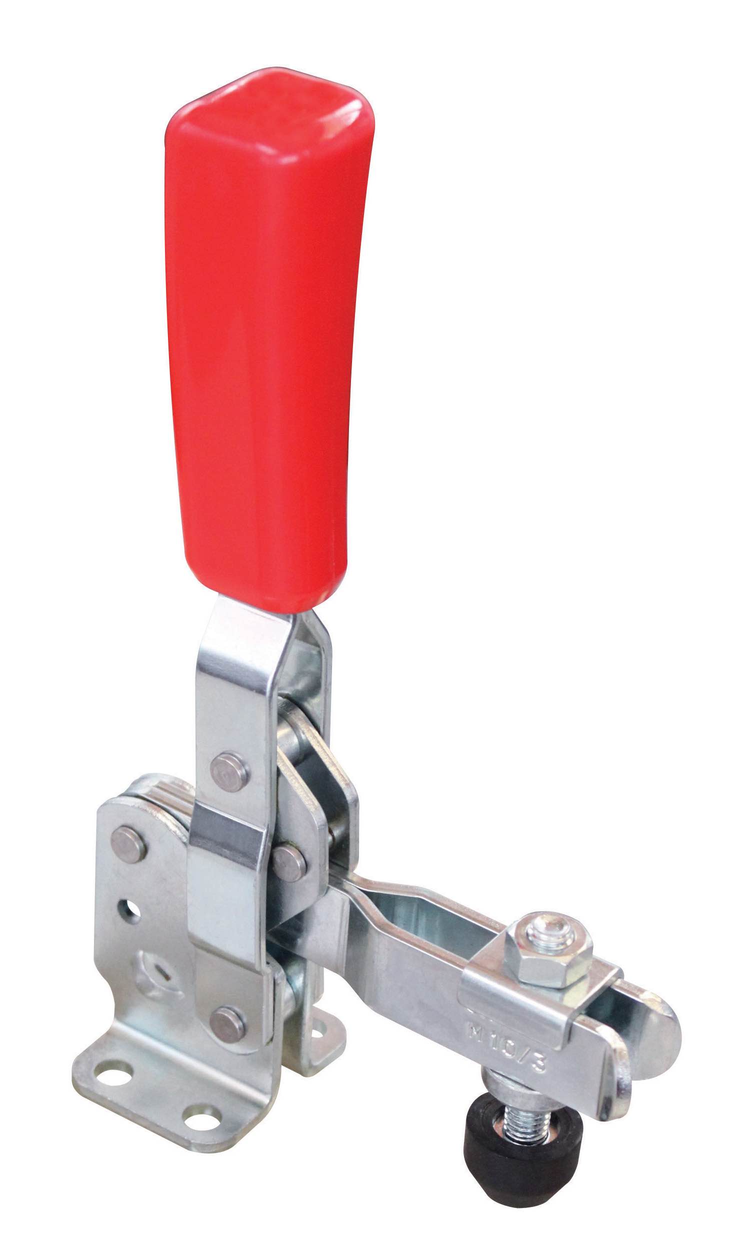 M10S Senkrechtspanner mit waagrechtem Fuß nicht rostend, Edelstahlausführung