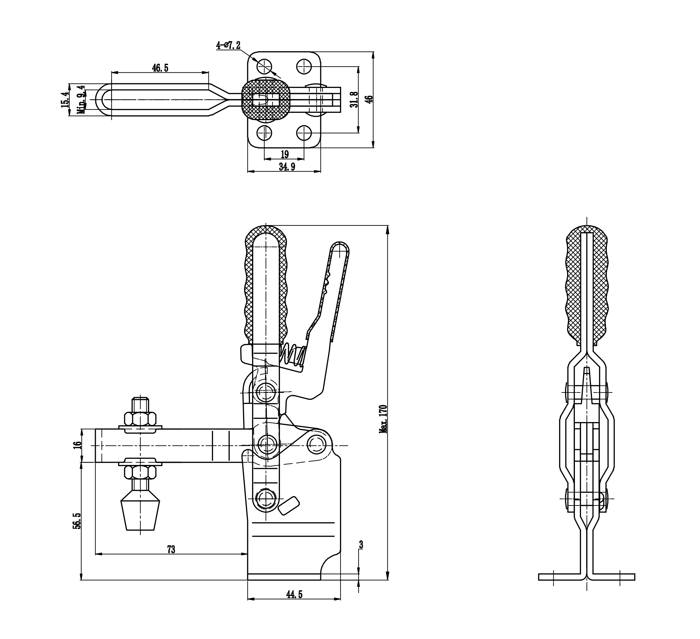Technische Zeichnung DST-12130-HBL